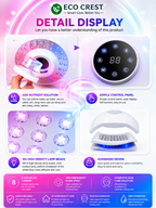 ECO CREST- 8-Color LED Face Therapy Mask – Skin Rejuvenation Device