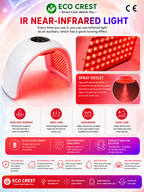ECO CREST- 8-Color LED Face Therapy Mask – Skin Rejuvenation Device