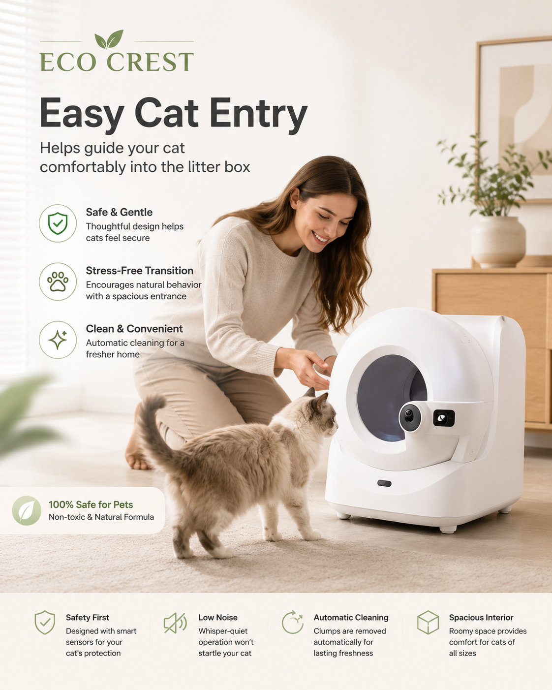 ECO CREST - Original petkit Pet Odor Eliminator N60