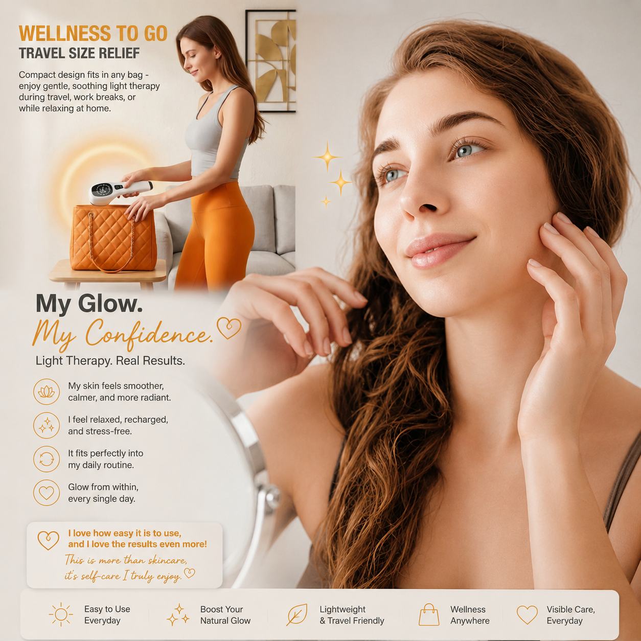 650nm+808nm Handheld Face Body Red Light Infrared Beauty Device Skin Rejuvenation Muscle Joint Body Fatigue Relief Health Care
