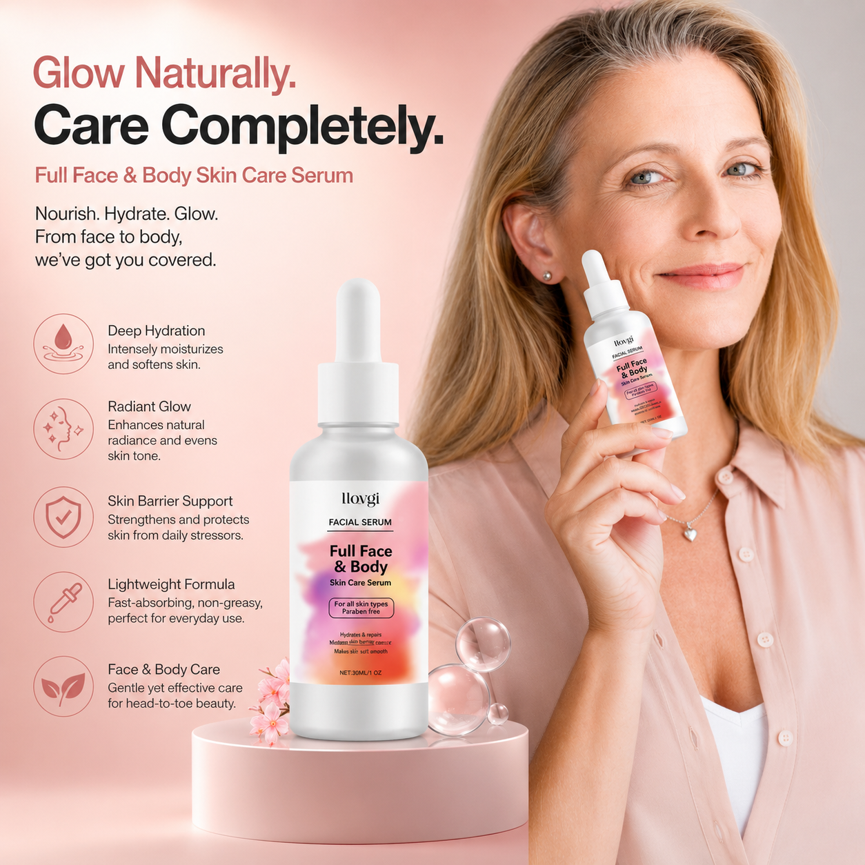 ECO CREST - Vitamin Essence Solution – Hydrating & Firming Facial Serum