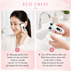 ECO CREST - Dual Head Microcurrent Facial Massager