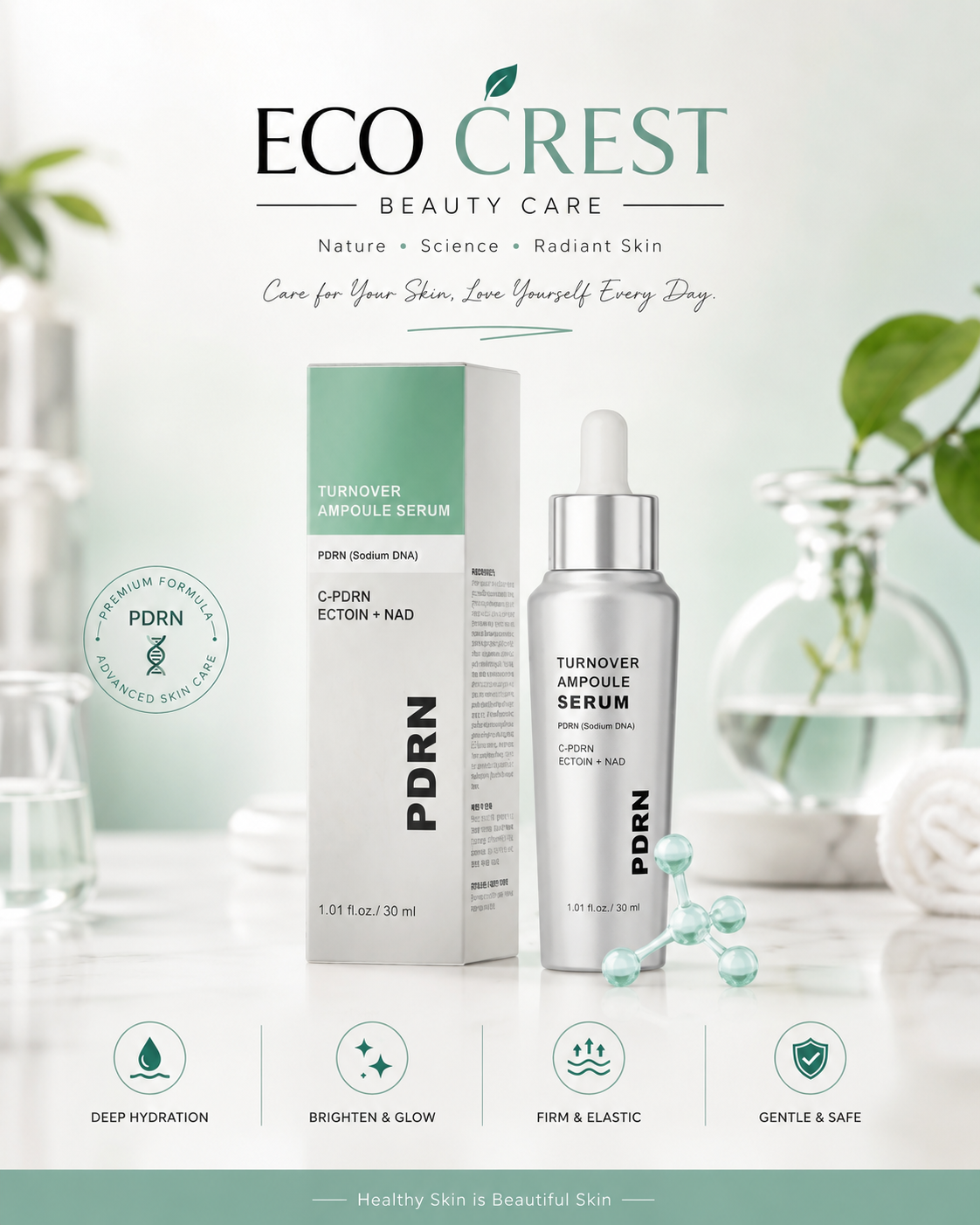 ECO CREST - PDRN Peptide Lifting Serum Set