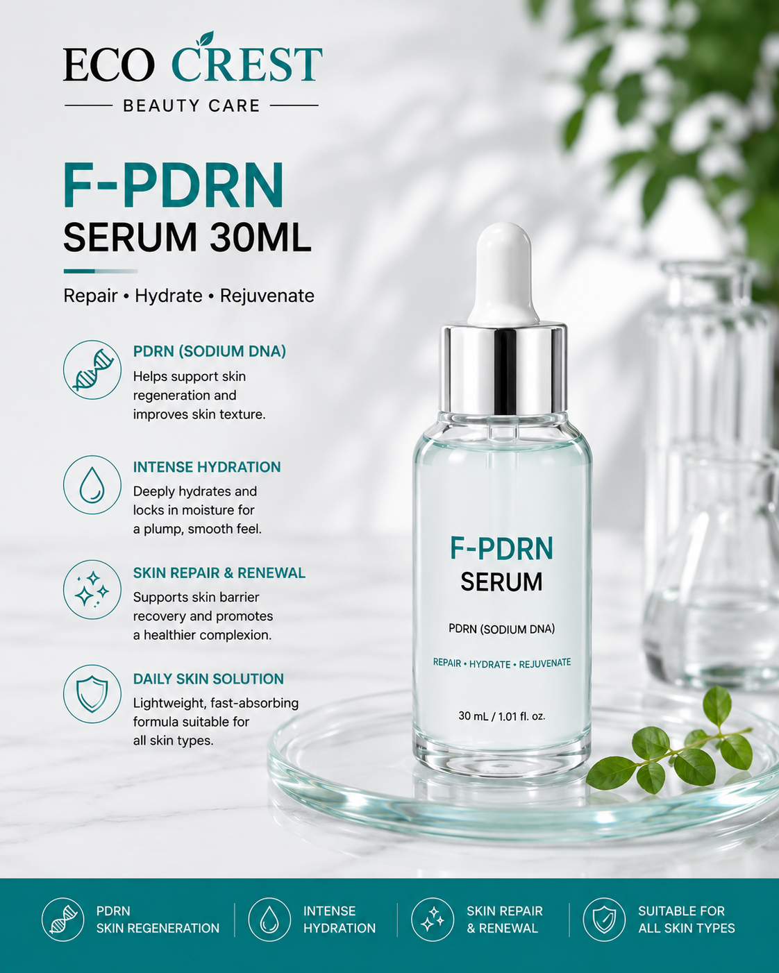 ECO CREST - PDRN Peptide Lifting Serum Set