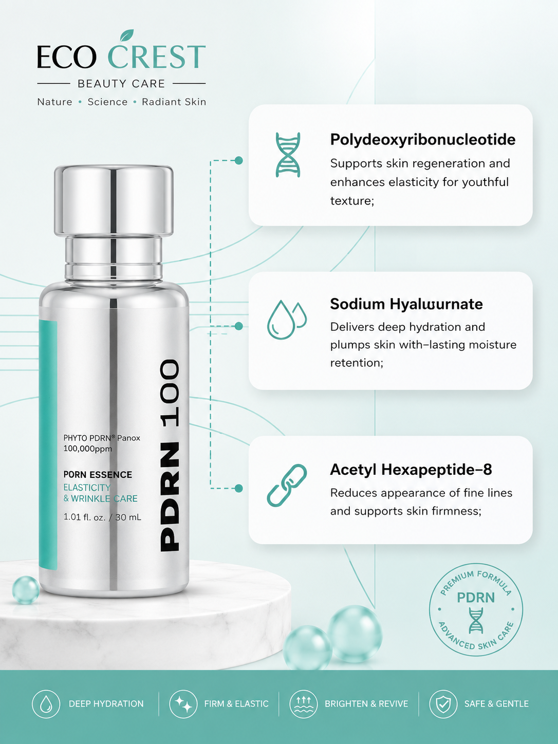 ECO CREST - PDRN Peptide Lifting Serum Set