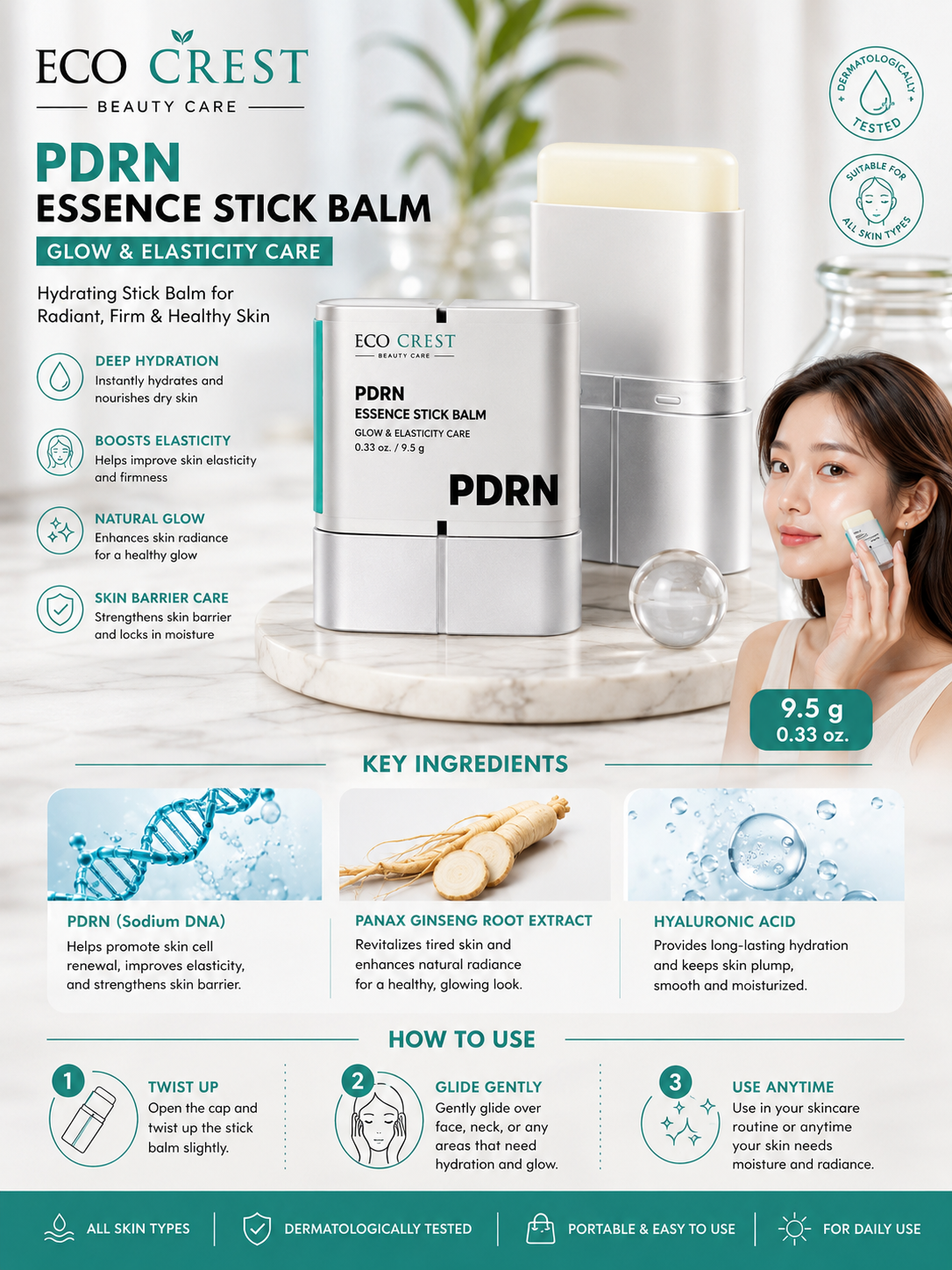ECO CREST - PDRN Peptide Lifting Serum Set