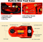 ECO CREST - 5-Ton Electric Hydraulic Car Jack Kit