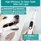 Dog Use Ultrasonic Tooth Cleaner Dog Cat Pet Dental Scaler for Tartar Removal Teeth Cleaning Tool with LED Light