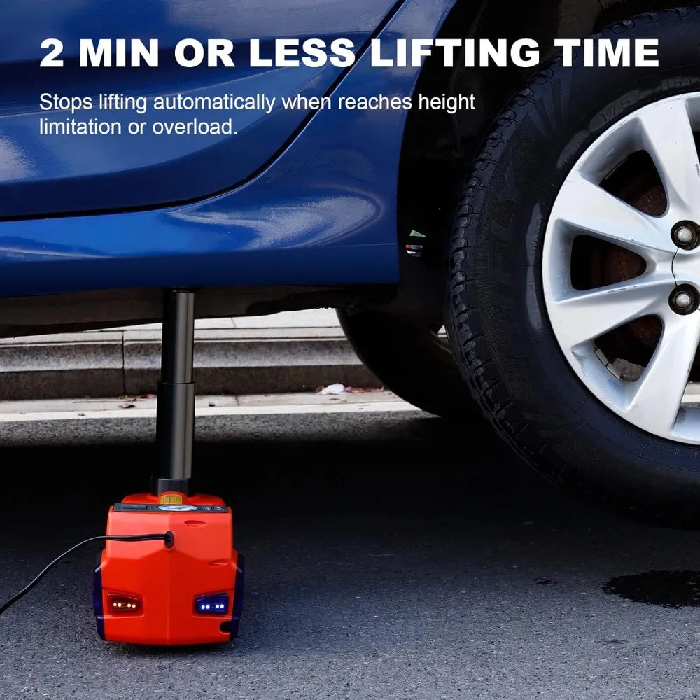 ECO CREST - 5-Ton Electric Hydraulic Car Jack Kit