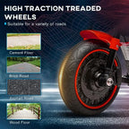 ECO CREST - Kids Electric Ride-On Motorcycle with Training Wheels