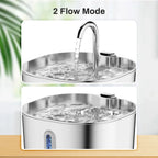 ECO CREST - 2.2L Stainless Steel Pet Water Fountain