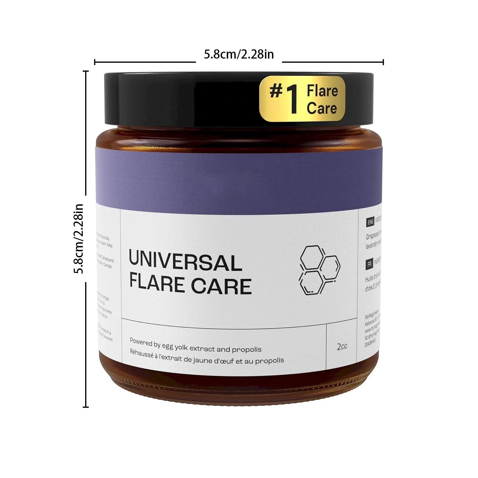 U Niversal | R Elieve Skin Problems | Hidradenitis Suppurativa Abscesses | Solution With And Egg Yolk Extracts 1.8 Oz