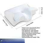 ECO CREST -Butterfly Contour Memory Foam Neck Pillow