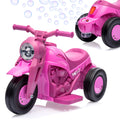 ECO CREST - 6V Kids Electric Ride-On Motorcycle with Bubble Machine