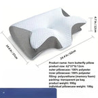 ECO CREST -Butterfly Contour Memory Foam Neck Pillow
