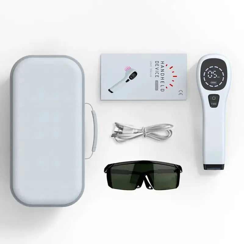 650nm+808nm Handheld Face Body Red Light Infrared Beauty Device Skin Rejuvenation Muscle Joint Body Fatigue Relief Health Care