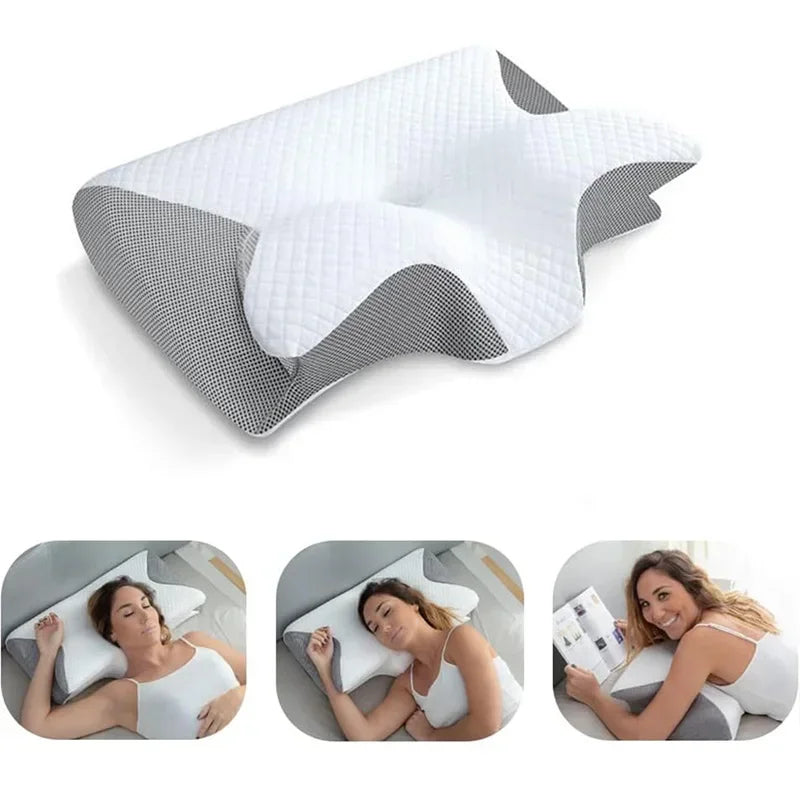 ECO CREST -Butterfly Contour Memory Foam Neck Pillow