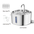 ECO CREST - 2.2L Stainless Steel Pet Water Fountain
