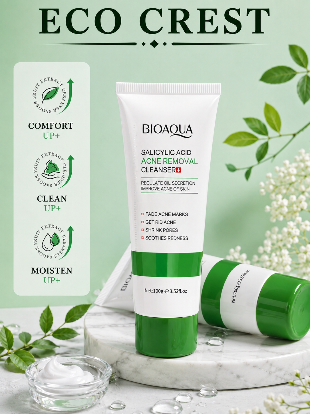 ECO CREST - Salicylic Acne Control Facial Cleanser