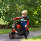ECO CREST - Kids Electric Ride-On Motorcycle with Training Wheels