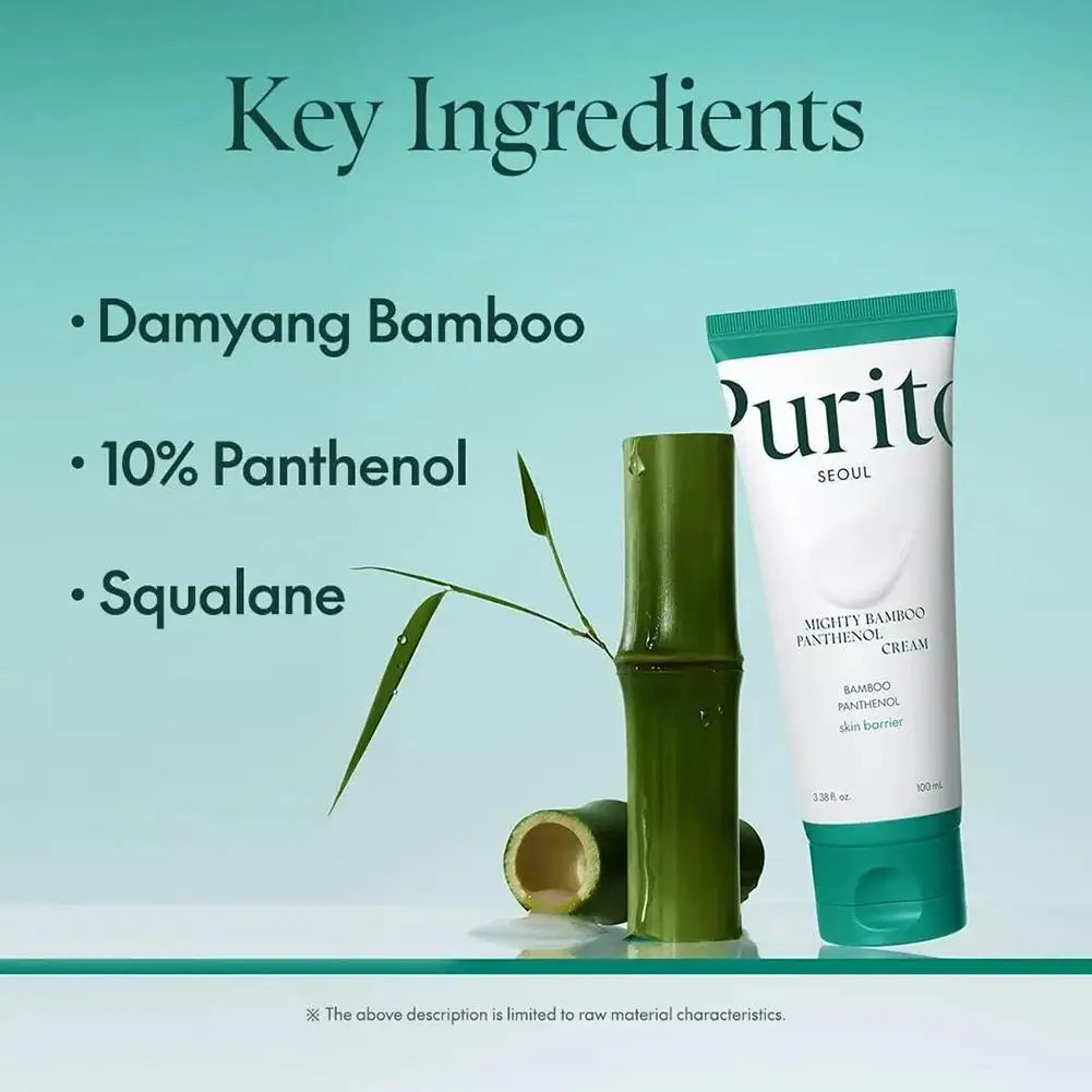 Purito Cream Bamboo Extract Panthenol Intensive Moisturizing Repairing Revitalizing Soothing For All Skin Type Skin Care
