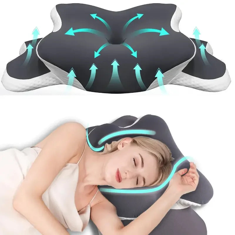 ECO CREST- Butterfly Memory Foam Neck Support Pillow