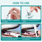Dog Use Ultrasonic Tooth Cleaner Dog Cat Pet Dental Scaler for Tartar Removal Teeth Cleaning Tool with LED Light