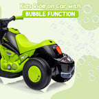 ECO CREST - 6V Kids Electric Ride-On Motorcycle with Bubble Machine