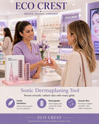 ECO CREST - Sonic Dermaplaning Tool