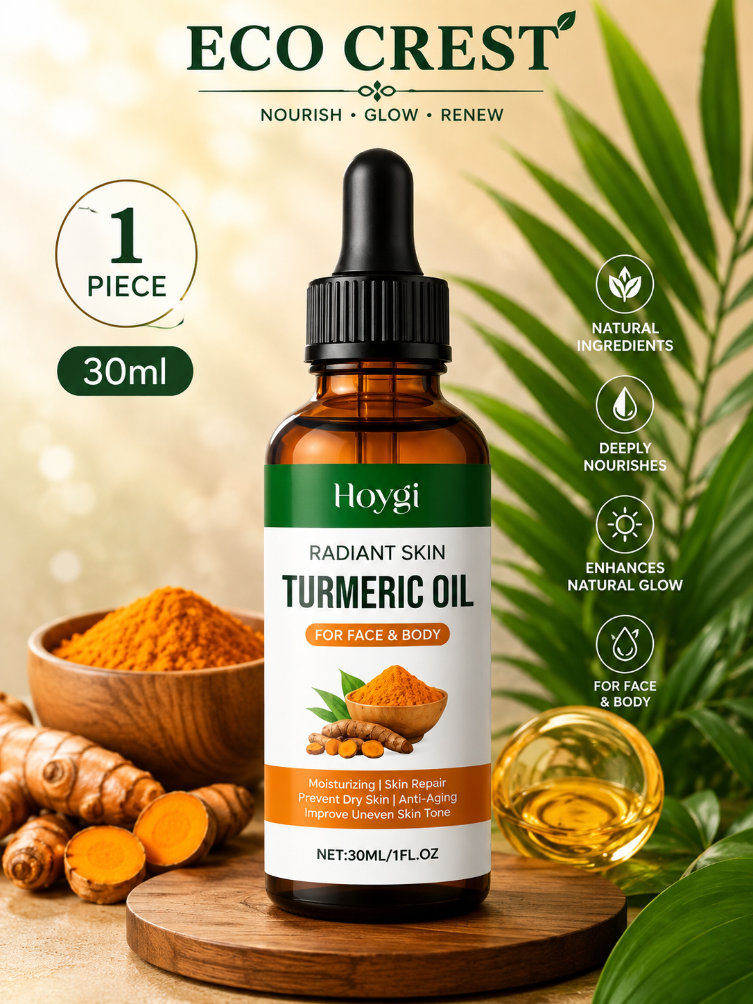 ECO CREST  - Turmeric Glow Face Serum