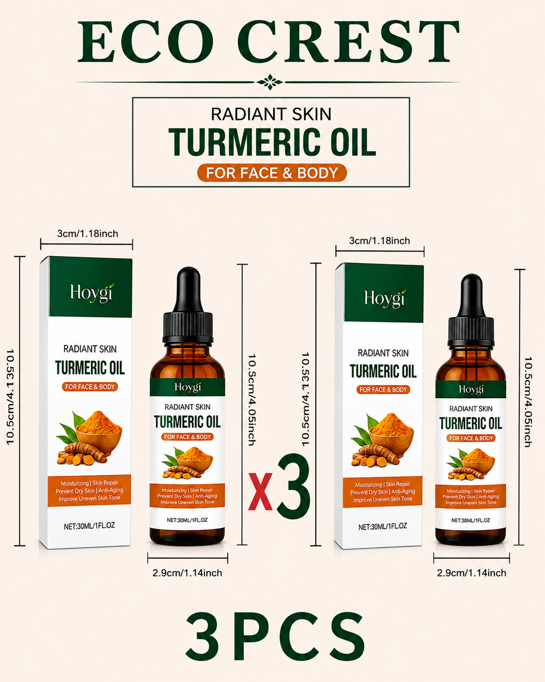 ECO CREST  - Turmeric Glow Face Serum