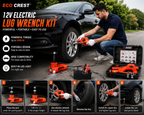 ECO CREST - 12V Electric Car Jack & Tire Changing Tool Kit