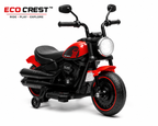 ECO CREST - Kids Electric Ride-On Motorcycle with Training Wheels