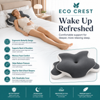 ECO CREST- Butterfly Memory Foam Neck Support Pillow